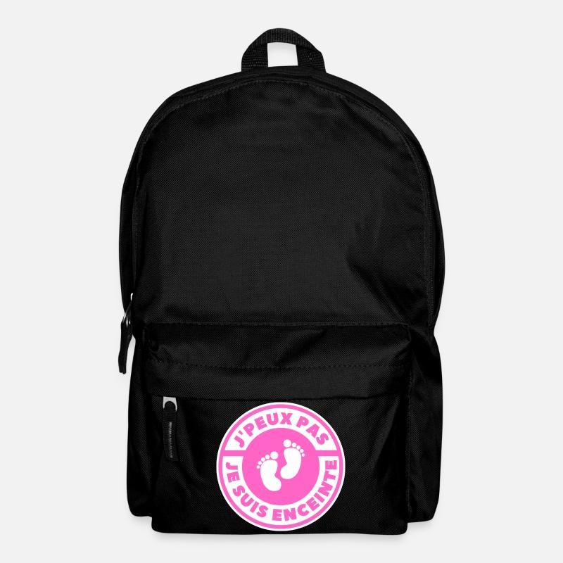 I can't I'm pregnant - Backpack - black