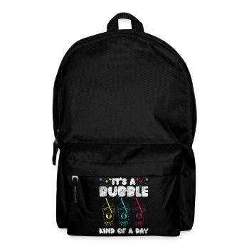 Boba Drink Syrup To-Go Drink - Backpack - black - Front