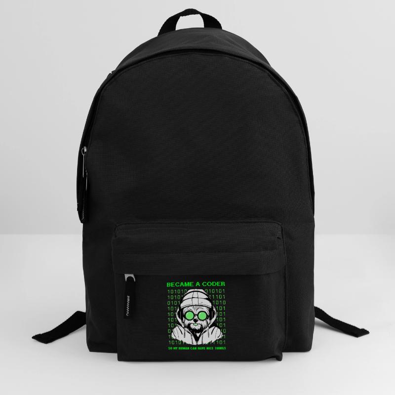 Devenu codeur – Hacker Dog Binary Look Sac à dos