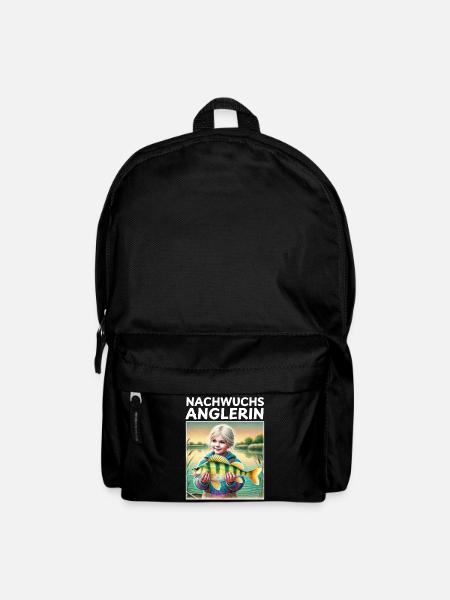 Progéniture Angerin - Cadeau Naissance Club de Pêche - Sac à dos - noir