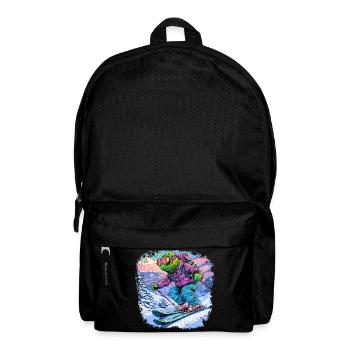 Caméléon Skieur / Skieur Caméléon - Sac à dos - noir - Devant