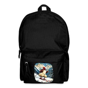 Poulet de ski - Sac à dos - noir - Devant