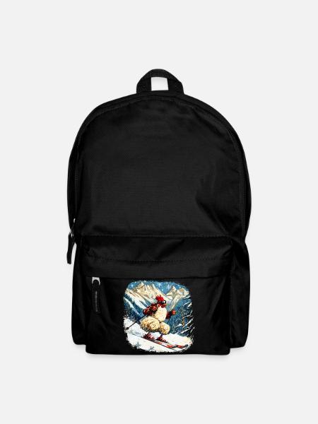 Ski Hühner - Rucksack - Schwarz
