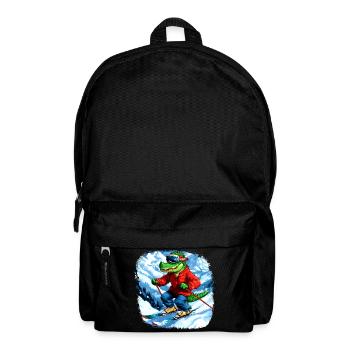 Crocodile Skier - Backpack - black - Front