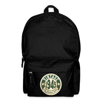 Design Vintage Année 1945 - Sac à dos - noir - Devant