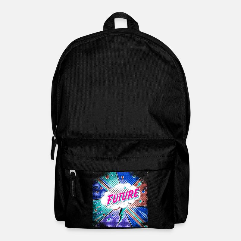 FUTURE Pop Art surreal - Rucksack - Schwarz