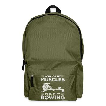 Rameur sport fitness - Sac à dos - vert olive - Devant