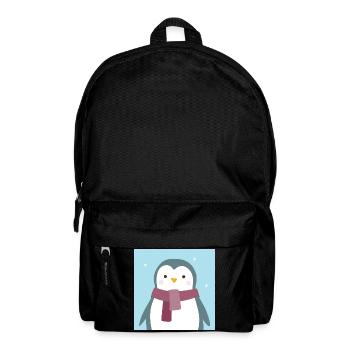 Poster Penguin Antarctica South Pole Winter Kids Decoration - Backpack - black - Front