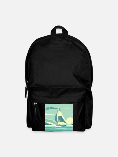 Sailing Boat - Rucksack - Schwarz