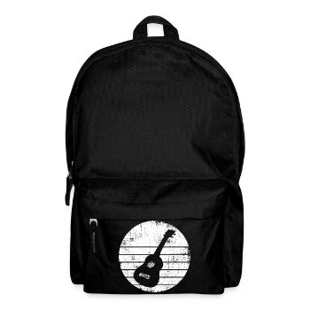 Ukulele Drawing - Backpack - black - Front