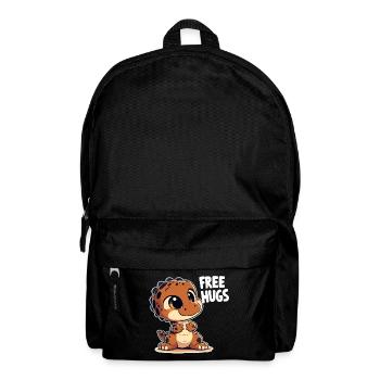 T-Rex süß Baby Dino Babydino Dinobaby Geschenk - Rucksack - Schwarz - Vorne
