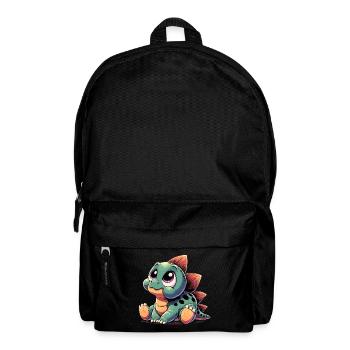 Stegosaurus Baby Dino Babydino Dinobaby Gift - Backpack - black - Front