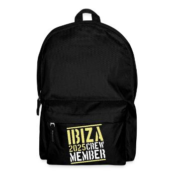 Ibiza 2025 Crew - Rucksack - Schwarz - Vorne