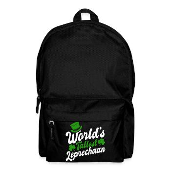 World's Tallest Leprechaun - St. Patrick's Day - Rucksack - Schwarz - Vorne
