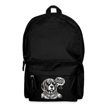 Bosswoof Goldkette Hund - Rucksack - Schwarz - Vorne