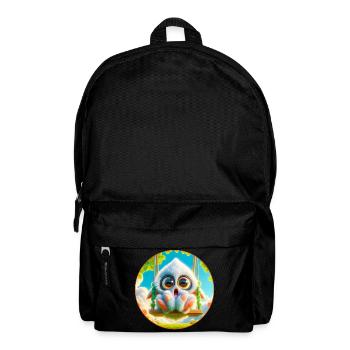 Cute cuddly monster - Backpack - black - Front