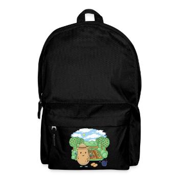Potato Farmer Vegetable Garden Potatoes Farmer - Backpack - black - Front
