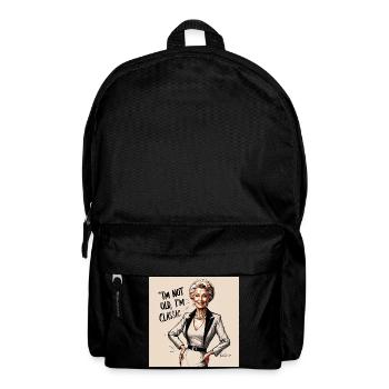 Je ne suis pas vieux, je suis un classique - Sac à dos - noir - Devant