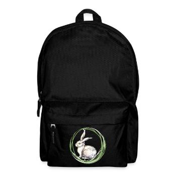 Motif lapin - Sac à dos - noir - Devant