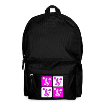 Conception de pom-pom girl - Sac à dos - noir - Devant