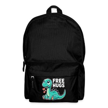 Apatosaurus Dino Baby Gratis Umarmungen Geschenk - Rucksack - Schwarz - Vorne