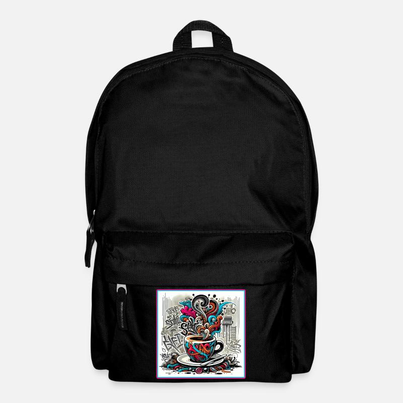 Espresso Graffiti - Rucksack - Schwarz