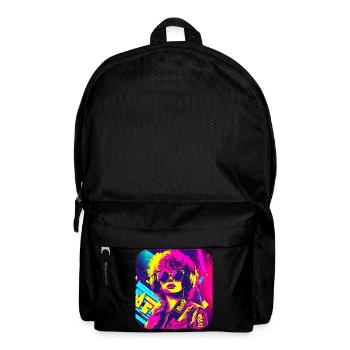 80s Retro Radio Star - Backpack - black - Front