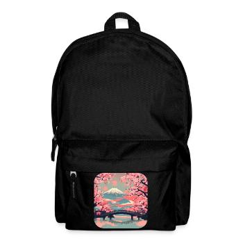 Tokyo Temple Cherry Blossom World Tour - Backpack - black - Front