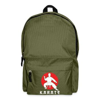karate - Rucksack - Olivgrün - Vorne