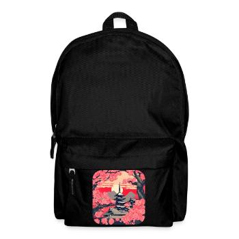 Temples Japan Culture World Tour - Backpack - black - Front