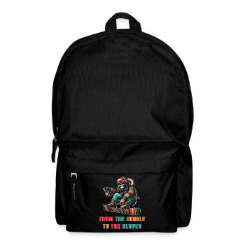 Gorilla Snowboard – Design - Rucksack - Schwarz - Vorne