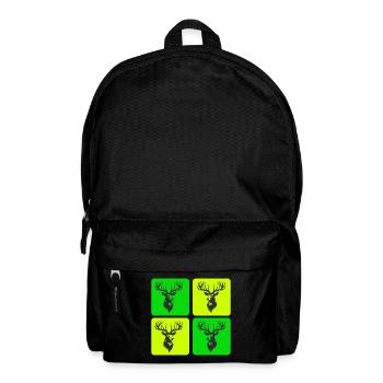 Majestic Stag – Symbol of the Wild - Backpack - black - Front