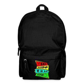 Manger dormir Jai Alai Répéter - Sac à dos - noir - Devant