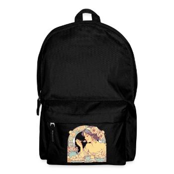 Pelmeni Beautiful Woman Art Nouveau Grace Gift - Backpack - black - Front