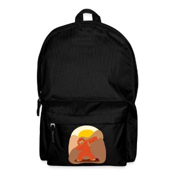 Faultiere Dabbing - Rucksack - Schwarz - Vorne