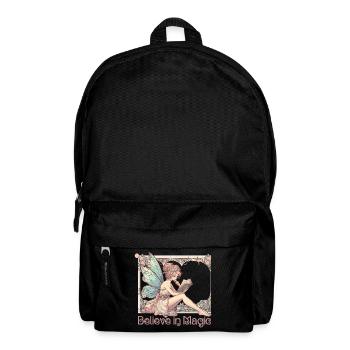 Bücher Lesen Fee Elfe Magie Art Nouveau Geschenk - Rucksack - Schwarz - Vorne