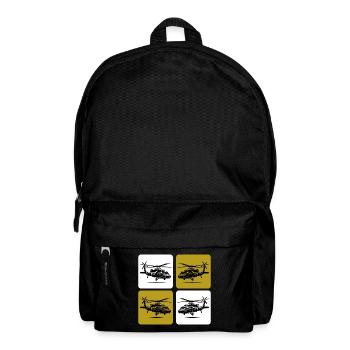 Army Helicopter – Military - Backpack - black - Front