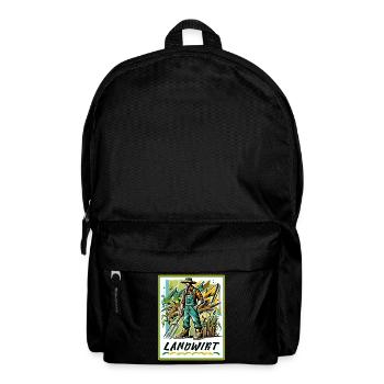 Proud farmer in graffiti style - Backpack - black - Front