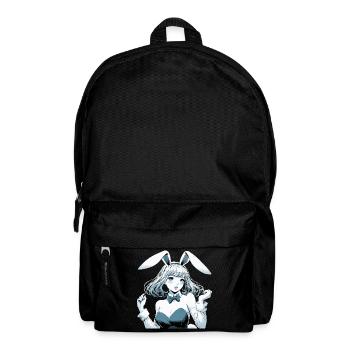 Bunny Costume Beautiful Woman Manga Cosplay Gift - Backpack - black - Front