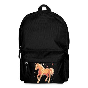 Horse with stars - Backpack - black - Front