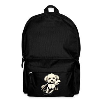 Super Dog Maltipoo Moodle Multipoo Gift - Backpack - black - Front