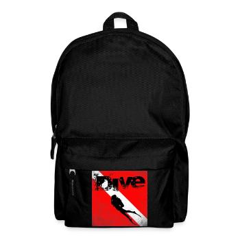 American Diver Down Flag SCUBA - Backpack - black - Front