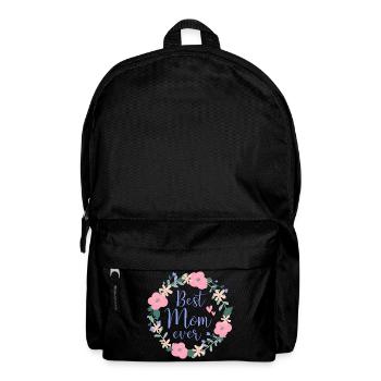 Best Mom ever - lila - Rucksack - Schwarz - Vorne