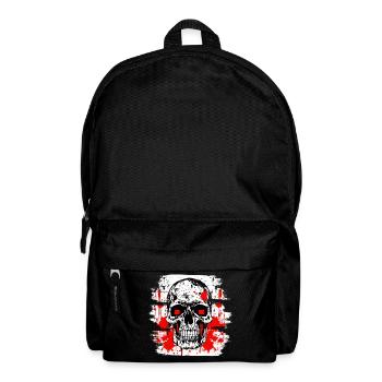 Totenschädel Tattoo Heavy Metal Rocker - Rucksack - Schwarz - Vorne