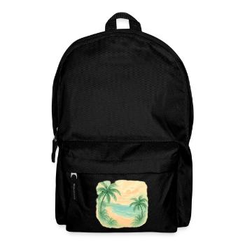 Tropical beach magic - Backpack - black - Front