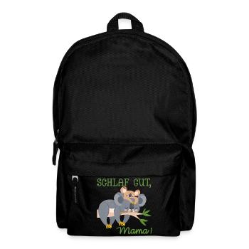 SCHLAFLOSE MAMA MUTTERTAG BABY KOALA - Rucksack - Schwarz - Vorne