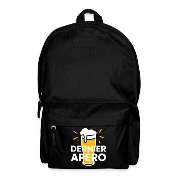 t-shirt t-shirt Last aperitif – stag do - Backpack - black - Front