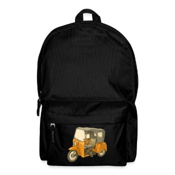 Krause Duo als Comic - Rucksack - Schwarz - Vorne