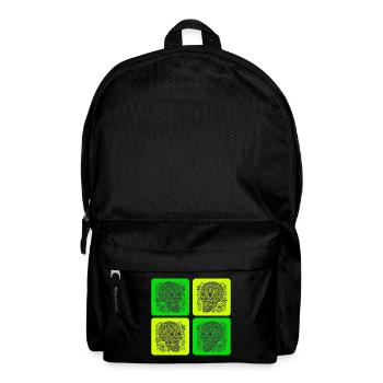 Crâne coloré – Mexico Design - Sac à dos - noir - Devant