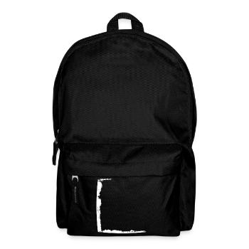Demi-cadre blanc sale - Sac à dos - noir - Devant